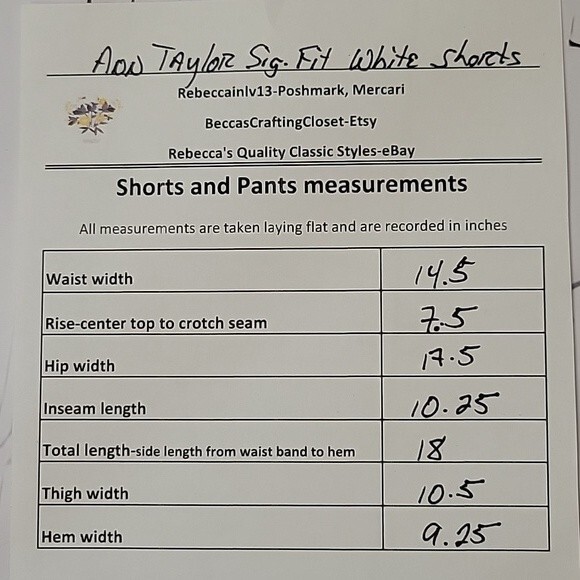 Ann Taylor Signature Fit white Bermuda shorts size 0 - Picture 5 of 5